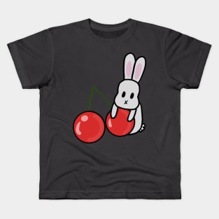 Cherry Bunny Kids T-Shirt